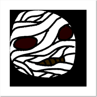 Mummy - Halloween Face Posters and Art